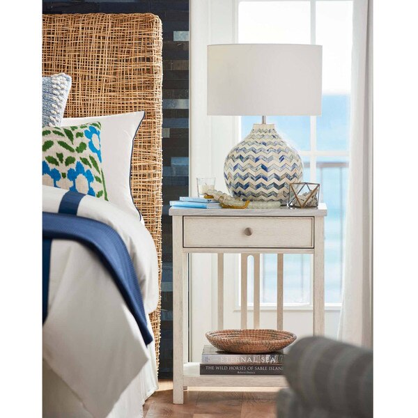 Chevron Bone Table Lamp